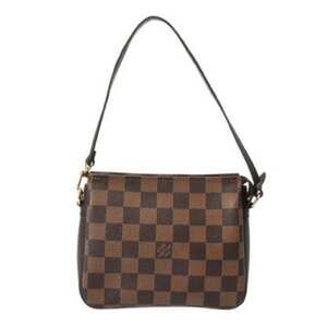 LOUIS VUITTON Authentic Brown Damier Canvas Pouch